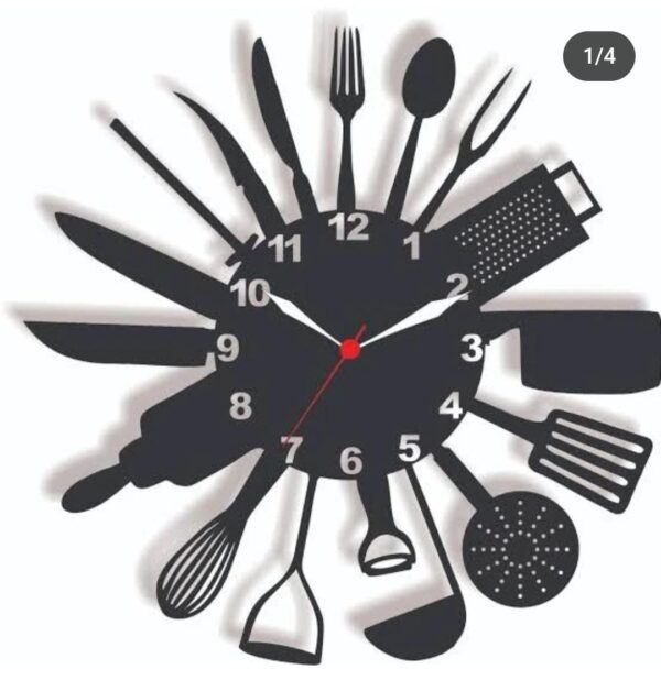 Unique Kitchen Utensil Wall Clock – Fun & Functional Kitchen Decor"